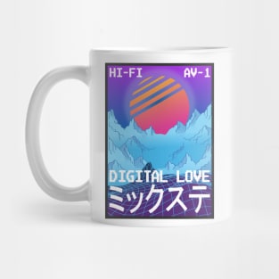 Vaporwave Aesthetic Style 80s Synthwave Retro Mug